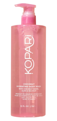 Kopari Jumbo Coconut Hydrating Body Wash with Organic Coconut Water, Sea Kelp and Aloe Vera, Luxurious Gel to Foam, Sweet Coconut & Vanilla
